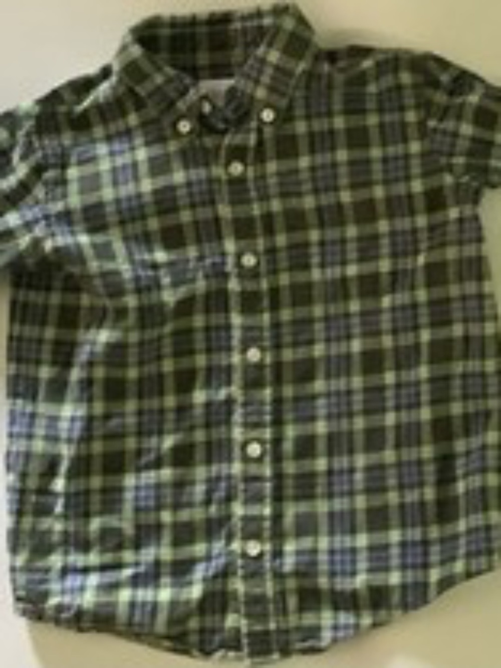Talbots Kids Plaid Button-Down Shirt Size 5